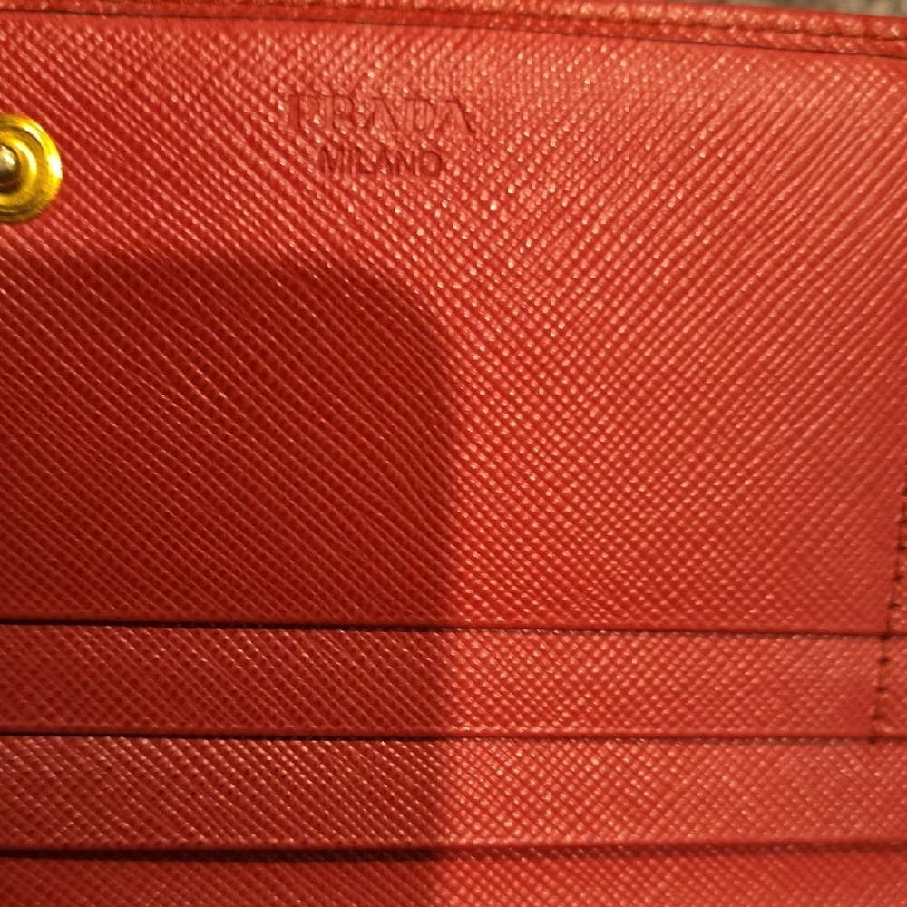 Prada Red Wallet - Picture 3 of 7